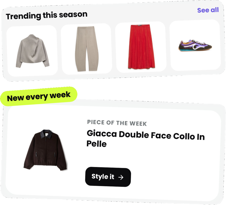 Trending this season and the piece of the week in Pikora