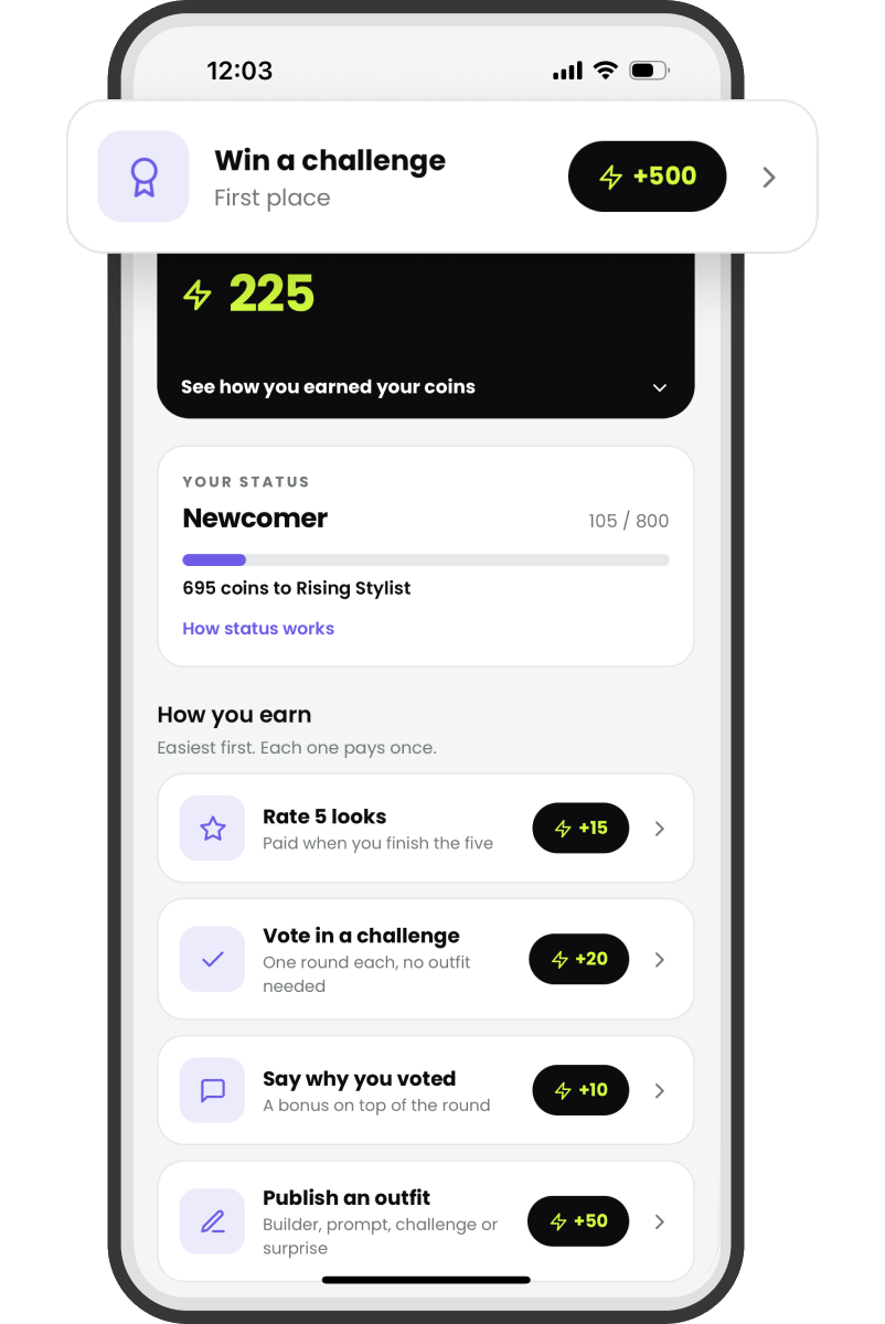 Your coins, status and how you earn them in Pikora